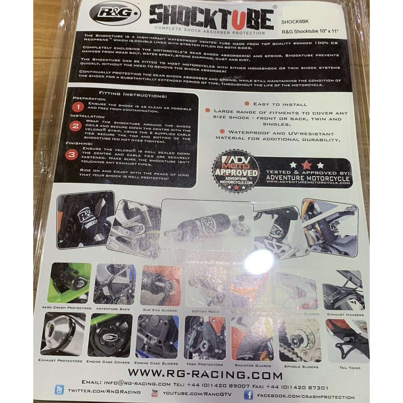 R&G Shocktube 6.5'' X 8.5'' SHOCK23BK