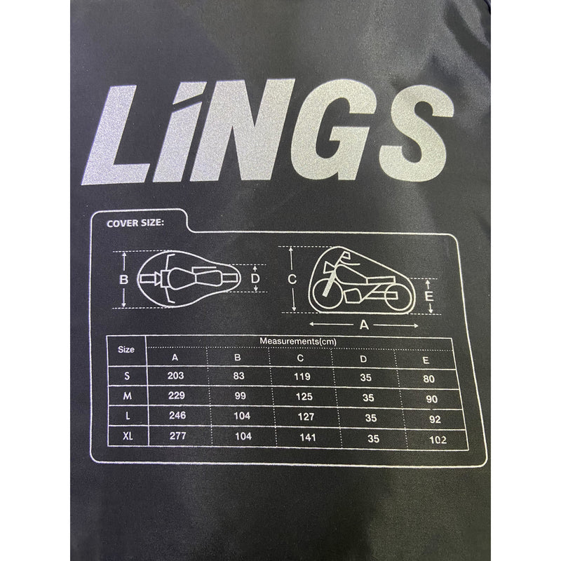 Lings Outdoor Motorcycle Cover Extra Large